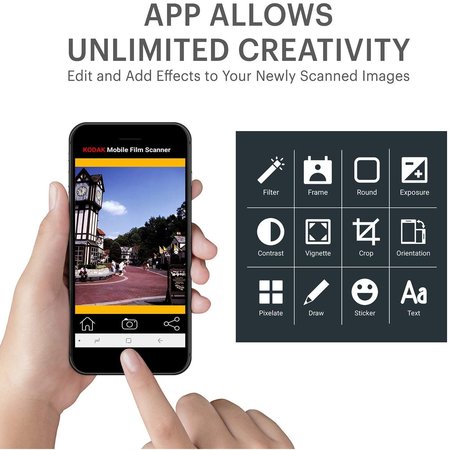 Kodak Mobile Film Scanner - Fun Novelty Scanner Lets You Scan and Play with Old 35mm Films & Slides RODMFS50